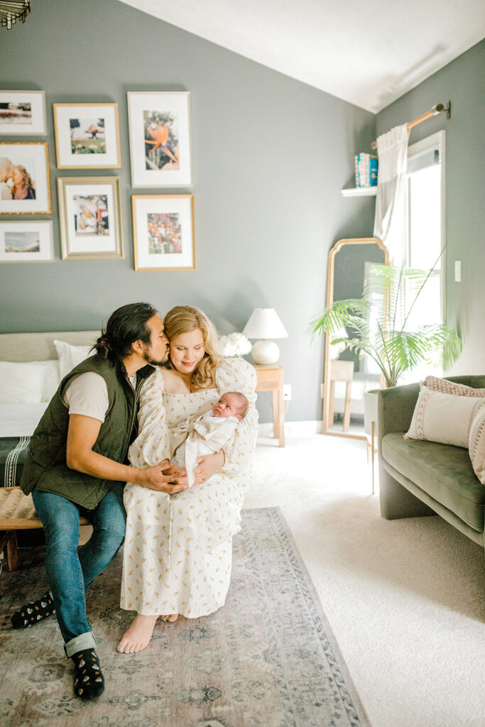 Kara Powers Photography, Cozy and Vibrant Newborn Session, Peruvian Family, Multi-cultural photography session, Richmond Newborn Photographer, RVA Newborn, Luxury Newborn Photography, Lifestyle Photography Session, In Home Newborn Session