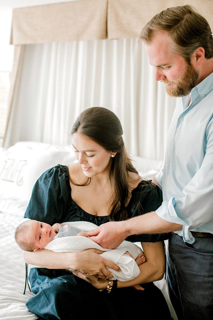 Richmond In-Home Newborn Session; Richmond, Virginia Luxury Motherhood Photographer; Kara Powers photography