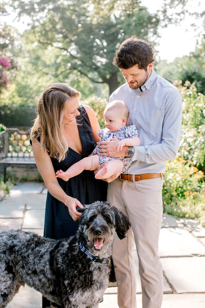 6-Month Milestone Session at Historic Richmond Garden; Richmond, Virginia Luxury Motherhood Newborn Family Photographer;