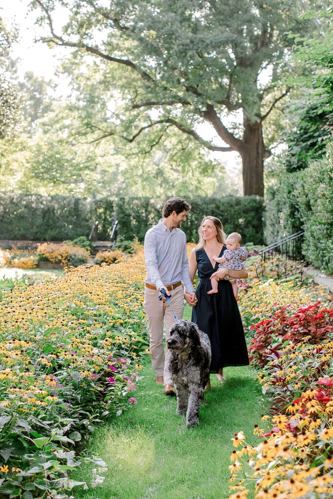 6-Month Milestone Session at Historic Richmond Garden; Richmond, Virginia Luxury Motherhood Newborn Family Photographer;