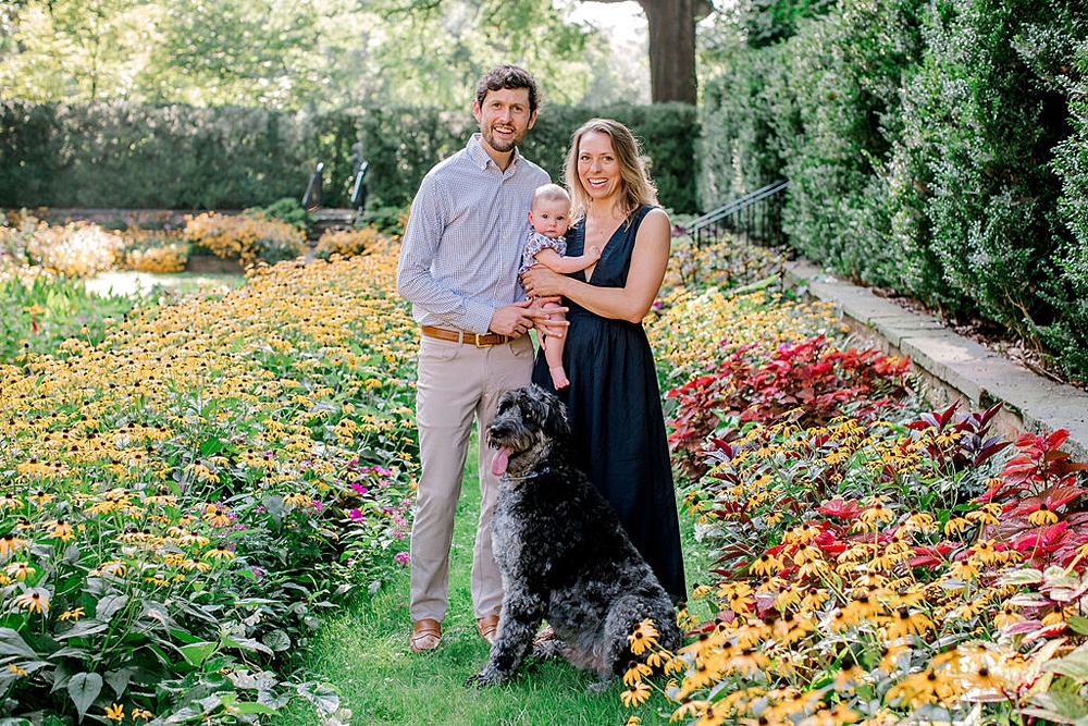 6-Month Milestone Session at Historic Richmond Garden; Richmond, Virginia Luxury Motherhood Newborn Family Photographer;