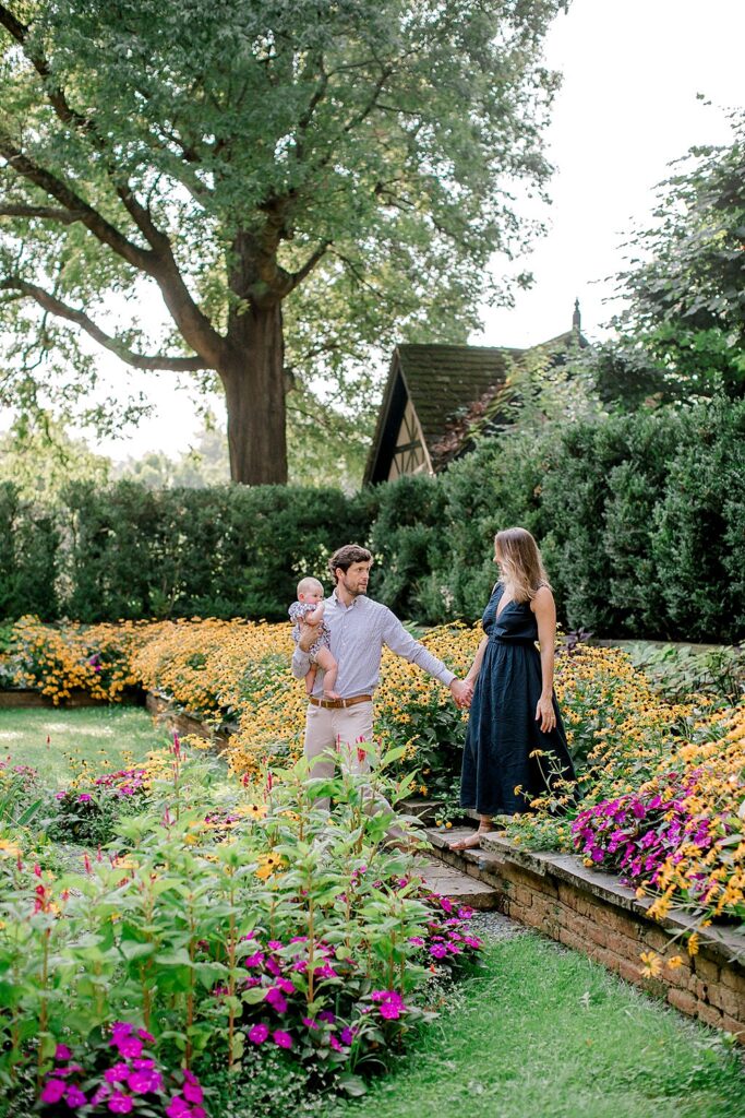 6-Month Milestone Session at Historic Richmond Garden; Richmond, Virginia Luxury Motherhood Newborn Family Photographer;