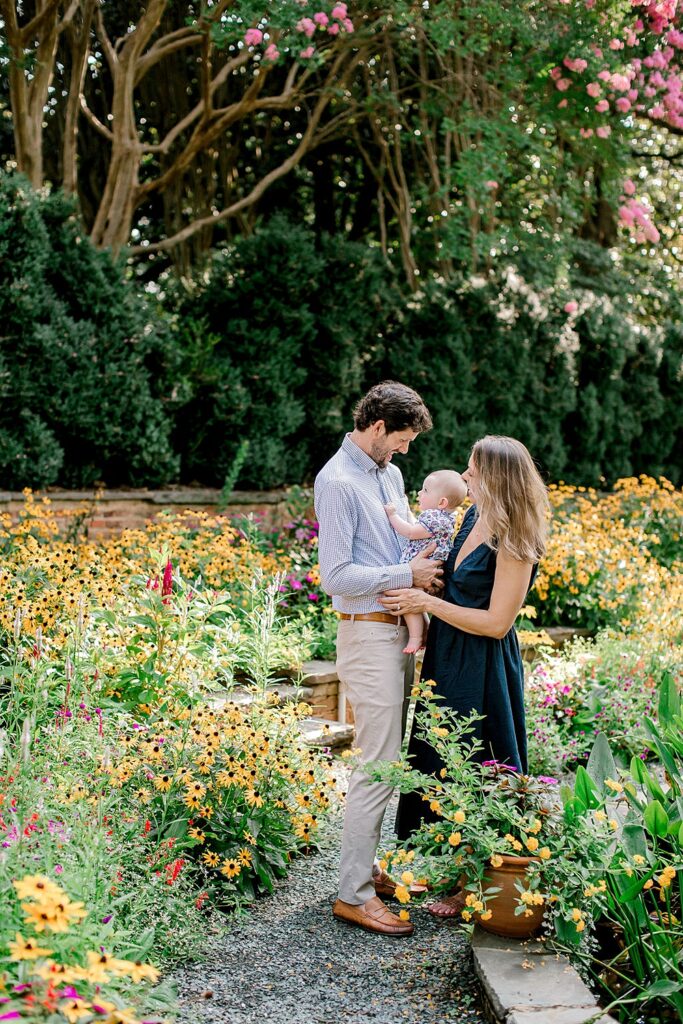 6-Month Milestone Session at Historic Richmond Garden; Richmond, Virginia Luxury Motherhood Newborn Family Photographer;