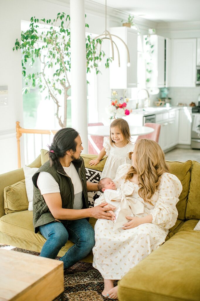 Bright and Fun At-home Newborn Session; Richmond, Virginia Luxury Motherhood Photographer; Kara Powers photography; Newborn Photographer