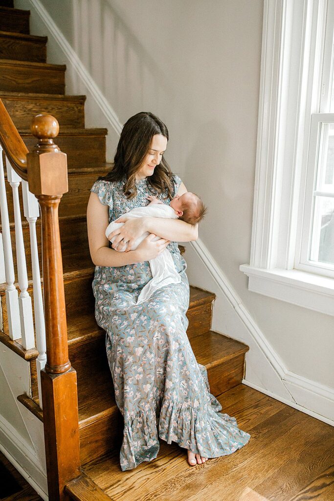 Why Morning Light is Perfect for Newborn Sessions; Richmond, Virginia Luxury Motherhood Photographer; Kara Powers photography; 